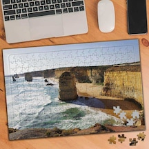 Sarp Kayalıklar Ve Deniz Manzarası 240 Parça Puzzle Yapboz-74619