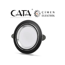 Cata 5 Adet Cata Ct 5258 Siyah Kasa Zepra Led Spot 6w 3 Renkli