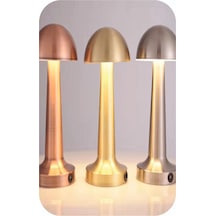 MASA LAMBASI ŞARJLI-DİMLENEBİLİR 3 FONKSİYON GOLD HS-8107G
