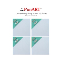 Ponart Universal Quality Tuval 14X14Cm 4Lü Ptu-14X14