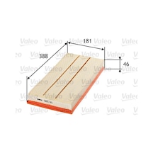 Valeo Hava Fıltresı Mercedes Om640 W169 W245 585115 A6400940204