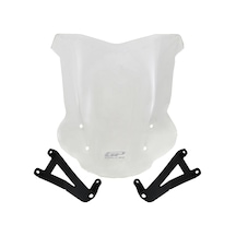 Gp Kompozit Bmw G 310 R 2018-2019 Uyumlu Ayaklı Ön Tur Camı Şeffaf 48 Cm
