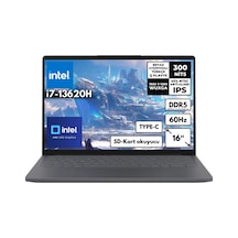 Lenovo Ideapad Slim 3 83K2001WTRHMF52 i713620H 40 GB DDR5 1 TB SSD Intel UHD Graphics 16" WUXGA W10P Dizüstü Bilgisayarı