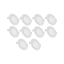 Cata Ct-5145 10 Adet 6w Slim Led Panel Armatür Alüminyum Kasa Beyaz