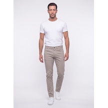 Gri Dynamic Fit Erkek Chino Pantolon