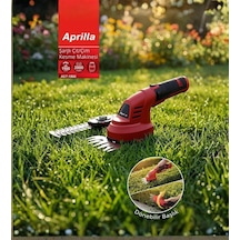 Aprilla AGT-1866 7.2V 2000MAH Döner Sap Yeni Model Şarjlı Çit Çim Kesme Makinesi