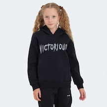 Slazenger  LEXUS Çocuk Kapüşonlu Cepli Lacivert Sweatshirt