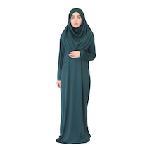 Zehranaz Namaz Elbisesi Koyu Yeşil Fermuarsız Namaz Elbisesi (545584771) Koyu Yeşil