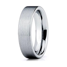 6Mm Düz Model Mat Çelik Alyans Yüzük Cl29 553618656