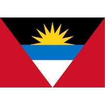 Antigua Ve Barbuda Ülke Bayrağı 45x30cm Duvar Tablosu Çerçevesiz Pvc Tablo