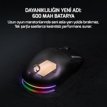 24.000dpı Triple Mode Kablolu/bluetooth/2.4g Siyah Gaming Mouse Açık Beyaz