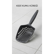 Buğz Kedi Kumu Eleme Küreği, Çevre Dostu Malzeme Ve Ergonomik Tasarımla Temizlik İçin Uygun