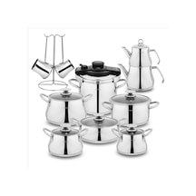 Schafer Caldron Çelik Çeyiz Seti-18 Parça-Inox