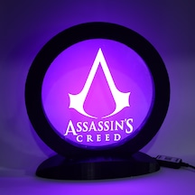 Assassins Creed Temalı Rgb Led Gece Lambası