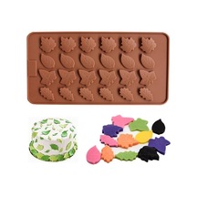 Silikon Yaprak Desenli Çikolata Kek, Çikolata, Dondurma, Tart, Muffin, Mum,kalıbı Goldcakes