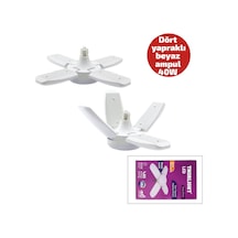 Thorlıght P-6040b Papatya Beyaz Led Lamba Ampul 40w 1+4 Kollu E27 Yapraklı Pervane Modeli Diğer