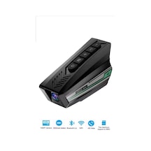 1080p Kameralı Wifi Kask Kulaklık 2000 Mah Su Geçirmez Bluetooth 5.3 Arka Uyarı Işıklı