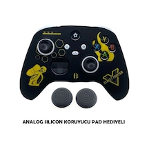 Xbox Series S/seris X 9.nesil Uyumlu Desenli Oyuncu Kolu Silikon Kılıf +analog Silikon Street Fıghter