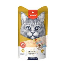 Wanpy Karışık 8 Lezzetli Krema Kedi Ödülü 14gr X 25 Adet