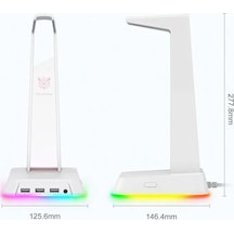 Bilişim Burada St-2 Rgb Kulaklık Tutucu & Kulaklık Standı Premium Gamer Yayıncı Ekipman Işıklı