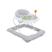 Bright Starts Misty Grey Bebek Yürüteci Müzikli Ve Ayarlı Yükseklik Yürüteç Gri