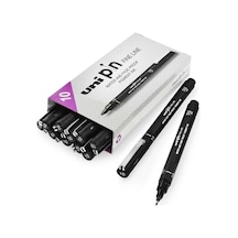 Uni-ball Çizim Kalemi Akrilik Uçlu Fine Line Pin 1.0 Mm Siyah Pın 10-200 S