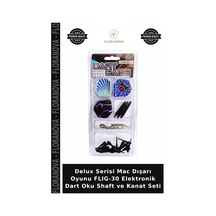 Delux Serisi Mac Dışarı Oyunu Flıg-30 Elektronik Dart Oku Shaft Ve Kanat Seti