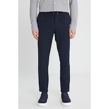 AC&Co / Altınyıldız Classics Erkek Lacı 360 Her Yöne Esneyen Slim Fit Dar Kesim Beli Bağlamalı Armürlü Casual Pantolon Lacı