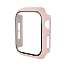 Zengemtx Newface Apple Uyumlu Watch 42mm Camlı Kasa Ekran Koruyucu - Pembe