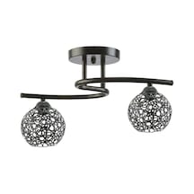 S Model Modern Selçuklu Motifli Plafonyer Avize H