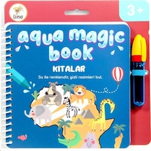 Lino Aqua Magic Book Kıtalar sihirli Boyama Kitabı Tfl-1001