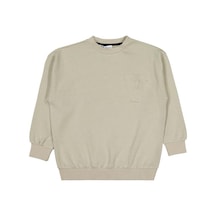 Civil Boys Lets Play Konsol Baskılı 6-9 Yaş Sweatshirt - Bej Taş Rengi
