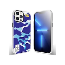 Youngkit iPhone Uyumlu 13 Pro Max Kılıf Baskılı Desenli YoungKit Kamuflaj Serisi Kapak ZORE-220133