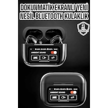 Bluetooth Kulaklık Kablosuz Ekranlı Anc/enc Destekli Dokunmatik 1