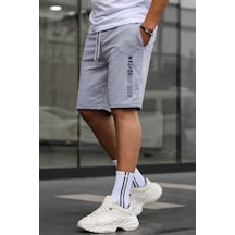 Madmext Madmext Gri Kapri Şort 5403-gri Gri