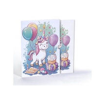 Unicornun Tatlı Dünyası, A4 Poster Ggk-pg031 7/8 Yaş