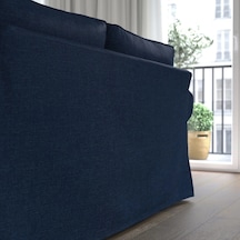 Ikea Mavi Lüks Kanepe - 2'li Kanepe