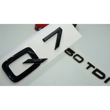 Audi Q7 50 Tdi Parlak Siyah Abs 3m 3d Bagaj Yazı Logo Ürün