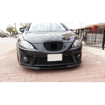 Seat Leon Mk2 Uyumlu Ön Tampon Eki Cupra Lip Mat Siyah Body Kit