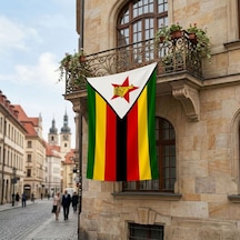 Zimbabve Bayrağı Premium Raşel Kumaş 150x225 Cm Diğer