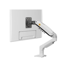 Nb F80-xe Beyaz Ergonomik Monitör Standı 17-30 İnç Amortisörlü Gazlı Yay, 2-9 Kg, Vesa 75x75 / 100x100