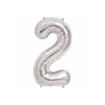 Folyo Balon Rakam 2 Gümüş 32 Inc Pk:1 Y Çok Renkli
