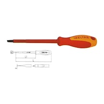 İzeltaş 4140176515 1000V İzoleli Elektrikçi Düz Uçlu Tornavida 6