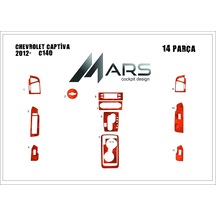 Chevrolet Captiva Torpido Kaplama 2012- 14 Parça