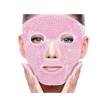 Zenvia Terapi Jel Yüz Maskesi Soğuk Ve Sıcak Boncuklu Ayarlanabilir Maske Pembe Znv2026