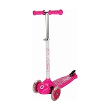 Mey İthalat Evo Işıklı 3 Tekerlekli Pembe Scooter