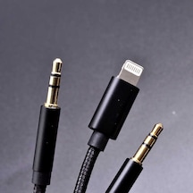 Go Des GAC-305 2 in 1 Lightning 3.5 mm Aux Audio Kablo Ses Kablosu - ZORE-257762
