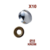 Vida Kapama Ø15 Krom 10 Adet
