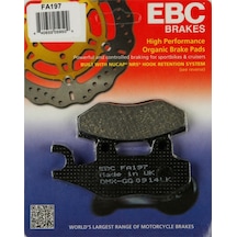 Ebc Fa197 2004-2009 Honda CBF 250 Uyumlu Arka Fren Balatası Organik Balata