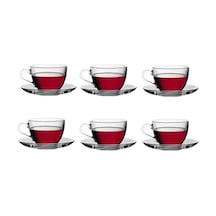 Paşabahçe Basic 6 Lı Çay Fincan Takımı 12 Parça 97948 Şeffaf
